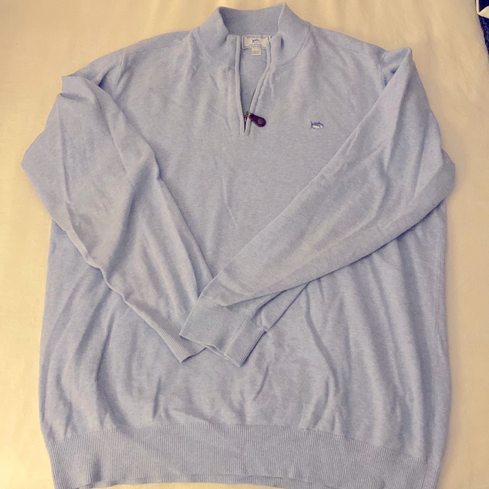 Southern Tide Skipjack 1/4” Zip Sweater. Great Condition! Men’s XL